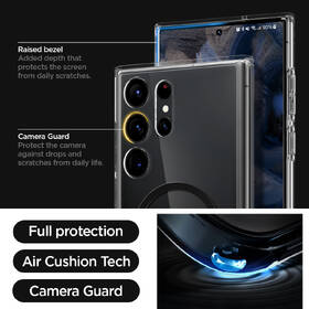 Kryt na mobil Spigen Ultra Hybrid OneTap MagSafe Ring na Samsung Galaxy S23 Ultra priehľadný

 obrázok produktu 13 z 15