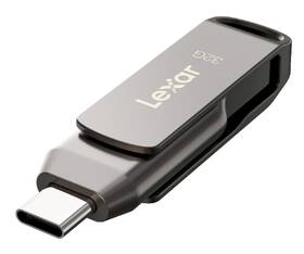 USB flashdisk Lexar JumpDrive D400 Dual, 32GB sivý

 obrázok produktu 4 z 6