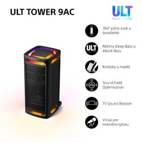 Párty reproduktor Sony ULT TOWER 9 AC čierny

 obrázok produktu 9 z 18