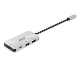 USB Hub Club3D USB-C Gen2 PD na 2x USB-C 10G porty a 2x USB-A 10G porty 

 obrázok produktu 1 z 8