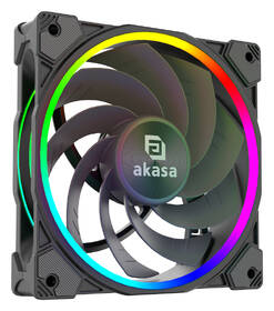 Ventilátor AKASA SOHO AR12 Reverse Blade, 120 mm, ARGB, PWM čierny

 obrázok produktu 4 z 7