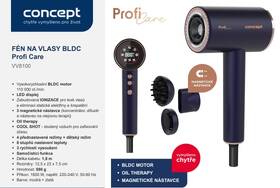 Fén Concept VV8100 BLDC PROFI Care modrý/zlatý

 obrázok produktu 9 z 22