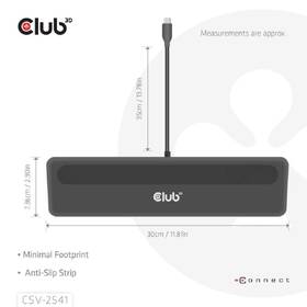 Dokovacia stanica Club3D 12v1, USB-C 3.2, 2x HDMI, 1x DP, 2x USB-C, 3x USB, 1x microSD/SD, 1x RJ45, 1x 3.5mm Jack čierna

 obrázok produktu 3 z 6