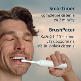 Zubná kefka Philips HX7108/02 biela

 obrázok produktu 5 z 15