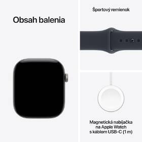 Inteligentné hodinky Apple GPS + Cellular 42 mm vesmírne sivý hliník, námornícky modrý športový remienok - M/L 

 obrázok produktu 6 z 6