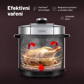 Multifunkčný tlakový hrniec Lauben Multi Cooker 18SB 

 obrázok produktu 8 z 11
