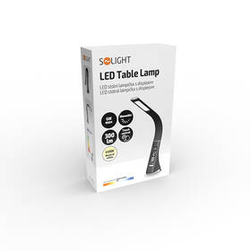 Stolná lampa Solight WO46-B s displejom, 6W čierna

 obrázok produktu 8 z 8