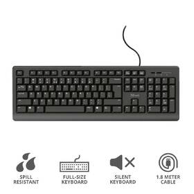 Klávesnica Trust Primo, CZ/SK čierna

 obrázok produktu 4 z 11