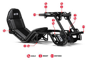 Pretekársky kokpit Next Level Racing F-GT Pro, Formula and GT Racing Simulator Cockpit čierny

 obrázok produktu 7 z 9