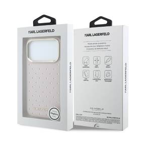 Kryt na mobil Karl Lagerfeld PU Perforated Gold Dots MagSafe na Apple iPhone 17 Pro ružový

 obrázok produktu 6 z 6