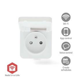 Inteligentná zásuvka Nedis SmartLife, merač spotreby, diaľkovo ovládateľná, Zigbee 3.0, IP44, 3680 W biela

 obrázok produktu 3 z 12