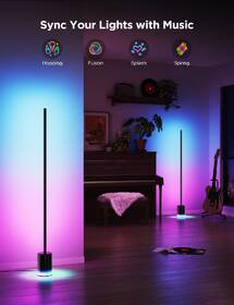 Stojacia lampa Govee Smart LED, RGBICWW + ovládač (Matter) 

 obrázok produktu 5 z 7