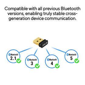 Bluetooth Asus USB-BT600, BT 6.0 čierny/zlatý

 obrázok produktu 4 z 6