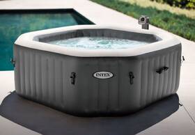Vírivka Intex Pure SPA 79" Octagon, antracit 

 obrázok produktu 9 z 27