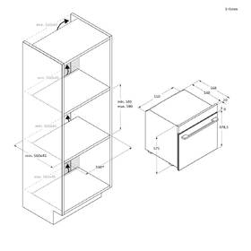 Rúra Candy CA6 NP5B3HTX čierna/nerez

 obrázok produktu 12 z 12