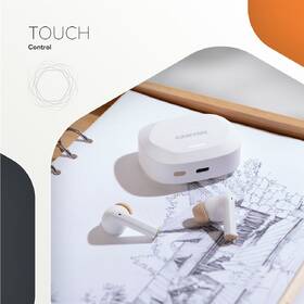 Slúchadlá Canyon Hexagon 7, TWS ANC+ENC Wireless Charge biela/béžová

 obrázok produktu 3 z 6
