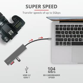 USB Hub Trust Halyx Fast USB-C 

 obrázok produktu 8 z 11