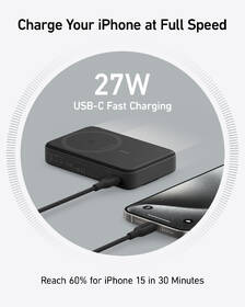 Powerbank Anker MagGo 10000mAh, 27W čierny

 obrázok produktu 8 z 9