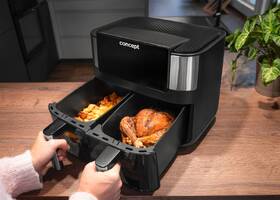Fritéza teplovzdušná Concept FR8000 Double 8 l čierna

 obrázok produktu 12 z 17