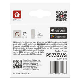 Zvonček bezdrôtový EMOS GoSmart P5735WS biely

 obrázok produktu 18 z 18