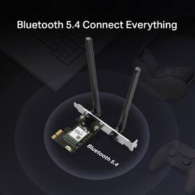 Sieťová karta Mercusys MA70XE AX1800 Wi-Fi 6 Bluetooth čierna

 obrázok produktu 4 z 8