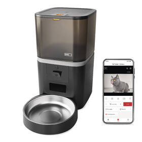 Inteligentný podávač EMOS GoSmart Pet Care s kamerou, 6 l, Wi-Fi čierne

 obrázok produktu 15 z 18