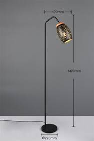 Stojacia lampa Reality BIDAR, E29 zlatá

 obrázok produktu 2 z 2