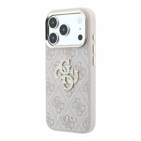 Kryt na mobil Guess PU 4G Strass Metal Logo na Apple iPhone 18 Pro ružový

 obrázok produktu 4 z 6