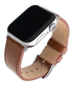 Remienok FIXED Leather Strap na Apple Watch 42/44/45/49 mm hnedý

 obrázok produktu 3 z 4