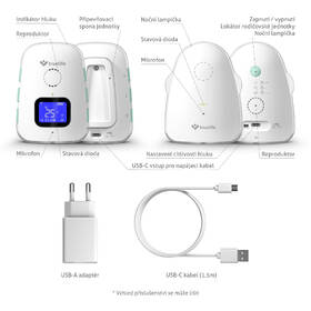 Detská elektronická pestúnka TrueLife NannyTone VM3 

 obrázok produktu 4 z 11