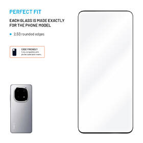 Tvrdené sklo FIXED Full-Cover na Xiaomi Redmi Note 14 čierne

 obrázok produktu 2 z 9
