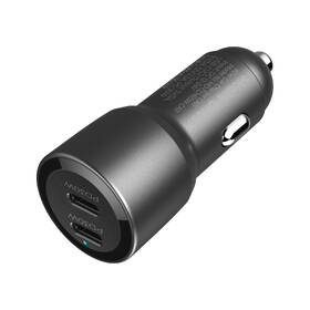 Adaptér do auta Mobile Origin 60W 2xUSB-C čierny

 obrázok produktu 2 z 10