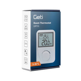 Termostat Geti GRT01, drôtový biely

 obrázok produktu 7 z 7