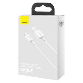 Kábel Baseus Superior Series USB/Lightning 2.4A 1m biely

 obrázok produktu 8 z 9
