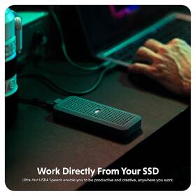 Externý rámček HyperDrive USB4 NVMe na SSD disky 

 obrázok produktu 4 z 5