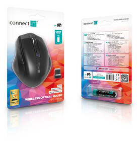Myš Connect IT Dual SmartSwitch USB, Bluetooth čierna

 obrázok produktu 5 z 5