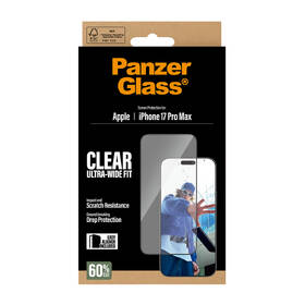 Tvrdené sklo PanzerGlass na Apple iPhone 17 Pro Max s inštalačným rámčekom 

 obrázok produktu 6 z 6