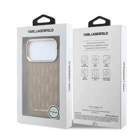 Kryt na mobil Karl Lagerfeld PU Perforated Monogram MagSafe na Apple iPhone 17 Pro béžový

 obrázok produktu 6 z 6