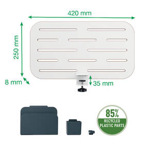 Organizér Leitz Ergo Small Pegboard Desk biely

 obrázok produktu 6 z 8