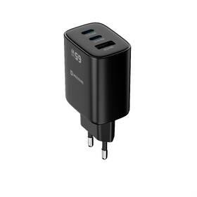 Nabíjačka do siete Swissten EDGE GaN 2x USB-C PD 65W/1x USB-A 18W QC čierna

 obrázok produktu 2 z 5