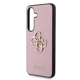 Kryt na mobil Guess PU Grained 4G Metal Logo na Samsung Galaxy S25 ružový

 obrázok produktu 4 z 6