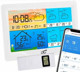 Meteorologická stanica Ltc Audio LXSTP08BS Wi-Fi Tuya biela

 obrázok produktu 2 z 6