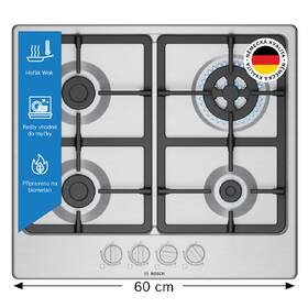 Plynová varná platňa Bosch PGH6B5K90 sivá

 obrázok produktu 1 z 6