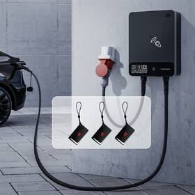 Nástenná nabíjacia stanica dé pro elektromobily 11kW s 15m kabelem, verze s CZ aplikací čierna

 obrázok produktu 7 z 8
