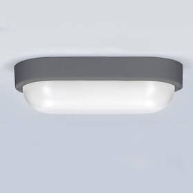 LED stropné svietidlo Solight oválne, 13W, 910lm, 4000K, IP54 sivé

 obrázok produktu 5 z 10