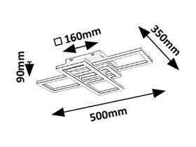 LED stropné svietidlo Rabalux MERENI 71394, 40W, stmievanie, ovládanie čierne

 obrázok produktu 6 z 7
