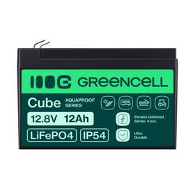 Olovený akumulátor Green Cell CUBE LiFePO4, 12Ah, 12.8V, 153.6Wh pre invalidný vozík, hračky čierny

 obrázok produktu 1 z 2