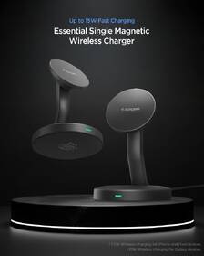 Bezdrôtová nabíjačka Spigen Essential MagSafe 15W čierna

 obrázok produktu 2 z 8
