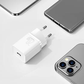 Nabíjačka do siete Baseus Super Si USB-C, 20 W, QC 3.0 biela

 obrázok produktu 7 z 9