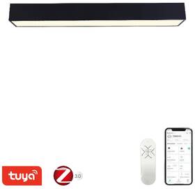 LED stropné svietidlo IMMAX NEO CANTO SMART 90x15cm, 50W Zigbee 3.0, TUYA čierne

 obrázok produktu 2 z 10